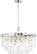 Arden Medium Chandelier | Polished Nickel