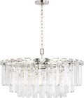 Arden Large Chandelier | Polished Nickel