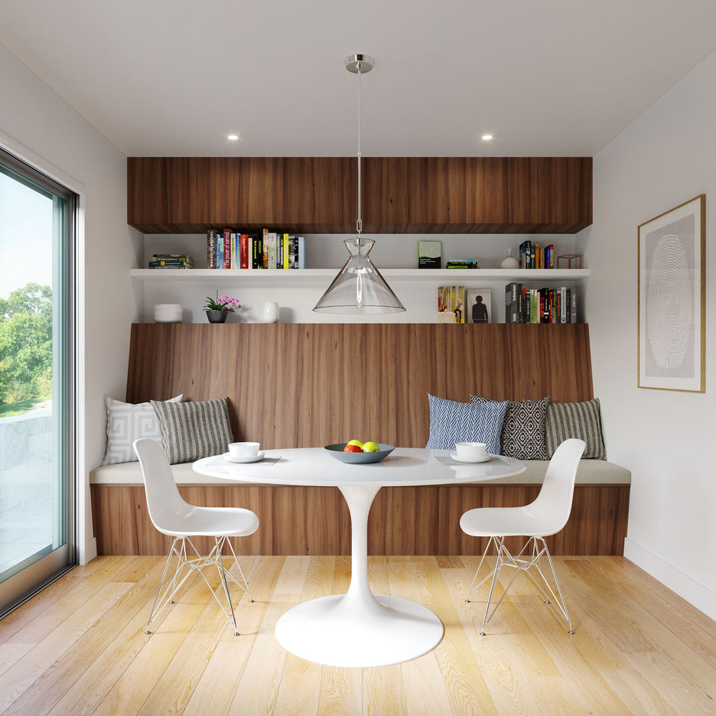 Atlantic Wide Pendant Polished Nickel