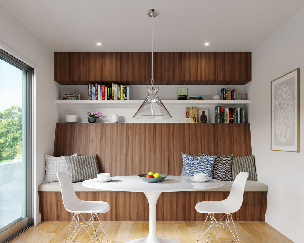 Atlantic Wide Pendant Polished Nickel