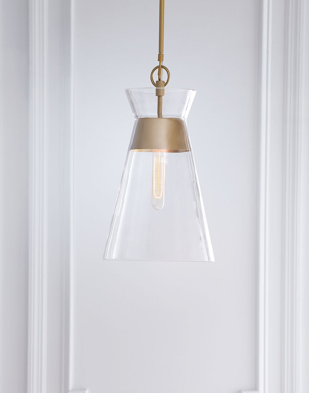Atlantic Narrow Pendant Burnished Brass
