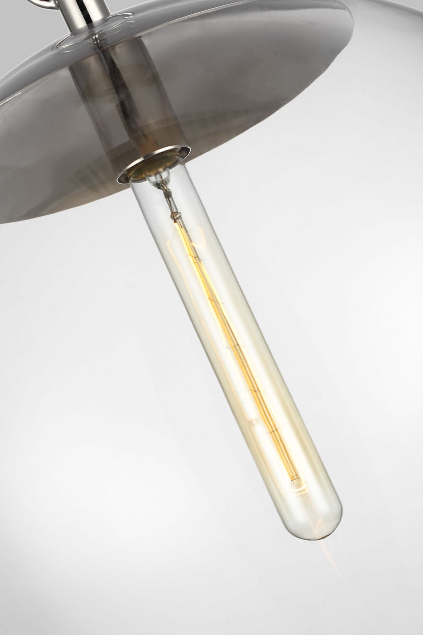Atlantic Sphere Pendant | Polished Nickel Bulb(s) Not Included