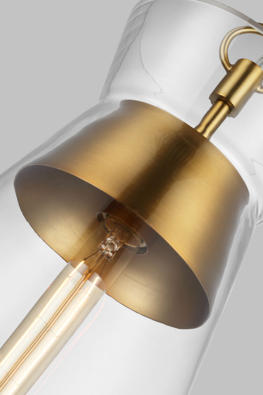 Atlantic Narrow Pendant Burnished Brass