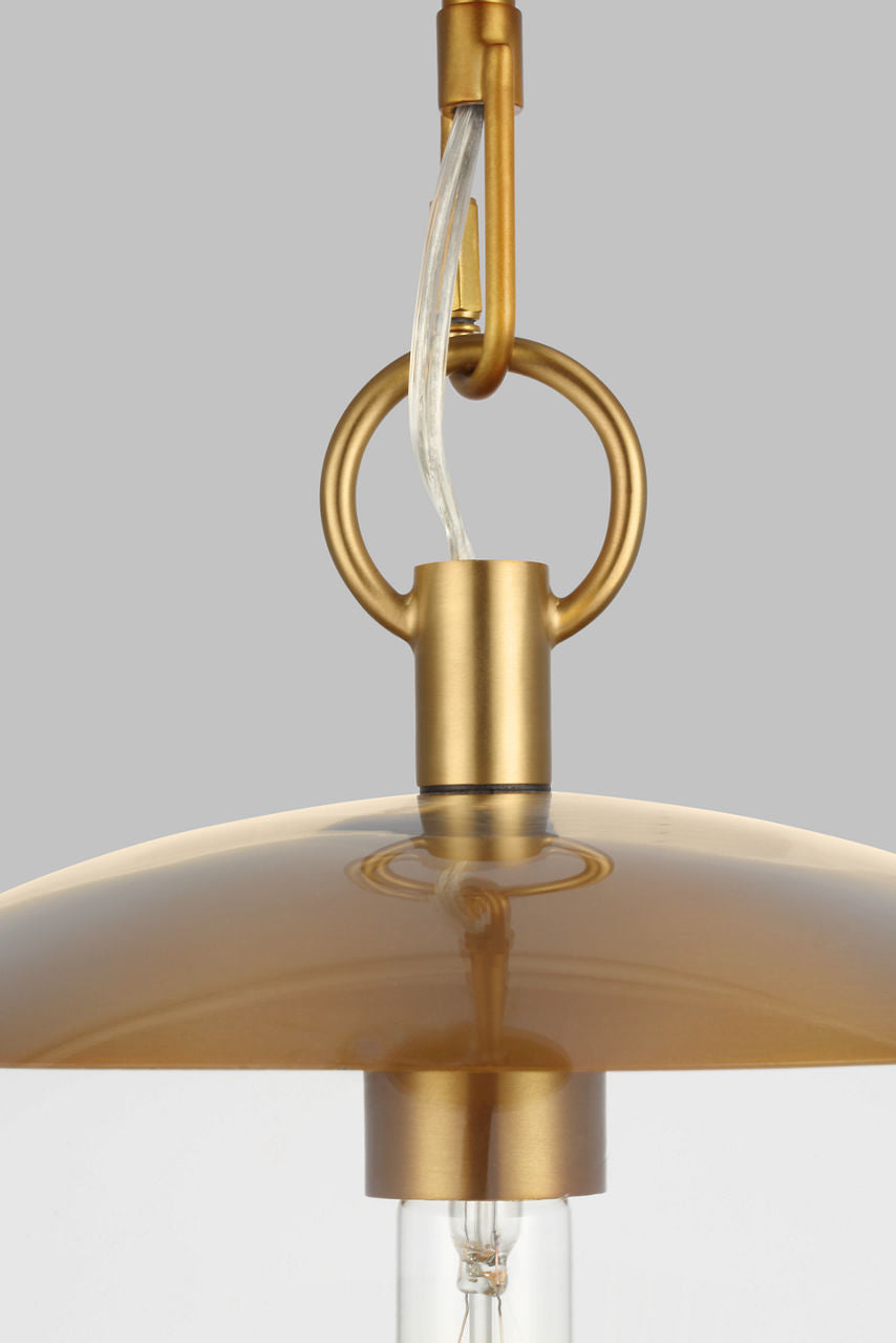 Atlantic Sphere Pendant | Burnished Brass Bulb(s) Not Included