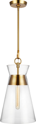 Atlantic Narrow Pendant Burnished Brass