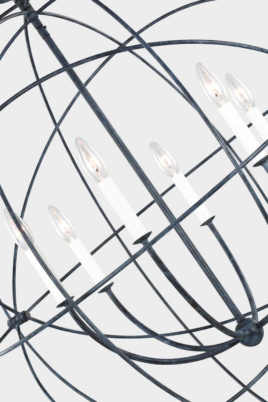 Bayberry Large Pendant Weathered Galvanized
