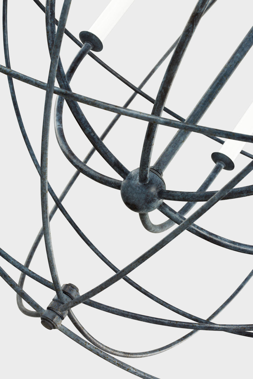 Bayberry Large Pendant Weathered Galvanized