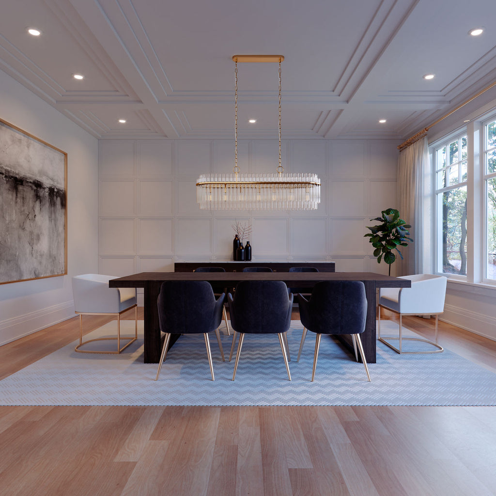Beckett Linear Chandelier | Burnished Brass