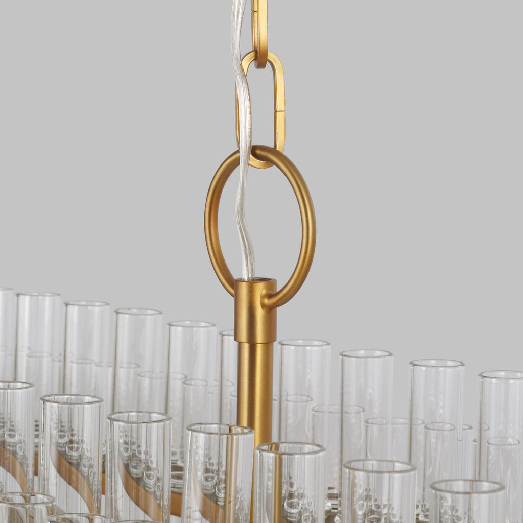 Beckett Linear Chandelier | Burnished Brass