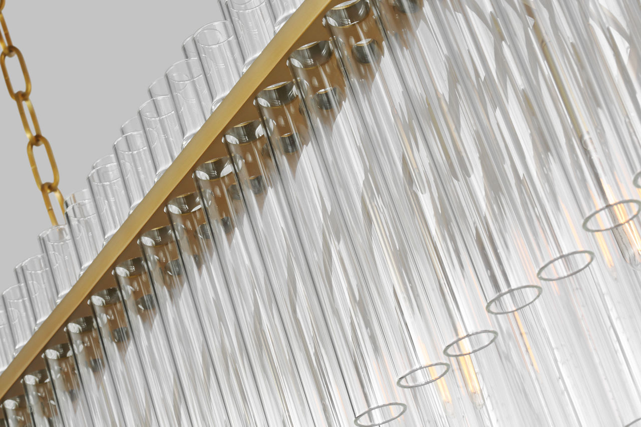 Beckett Linear Chandelier | Burnished Brass