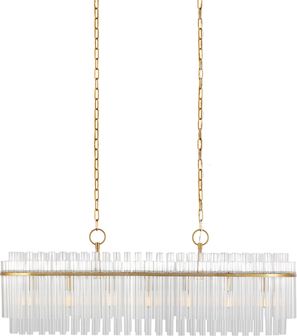 Beckett Linear Chandelier | Burnished Brass