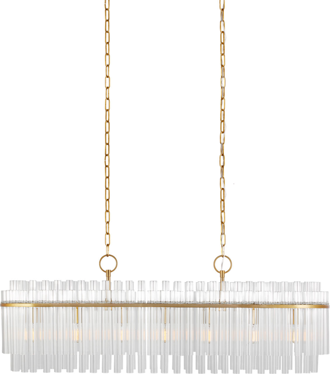 Beckett Linear Chandelier | Burnished Brass