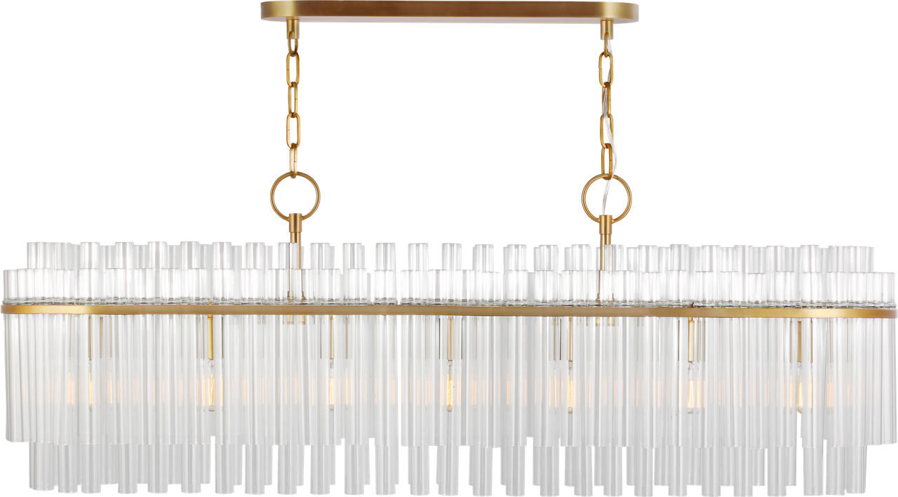 Beckett Linear Chandelier | Burnished Brass