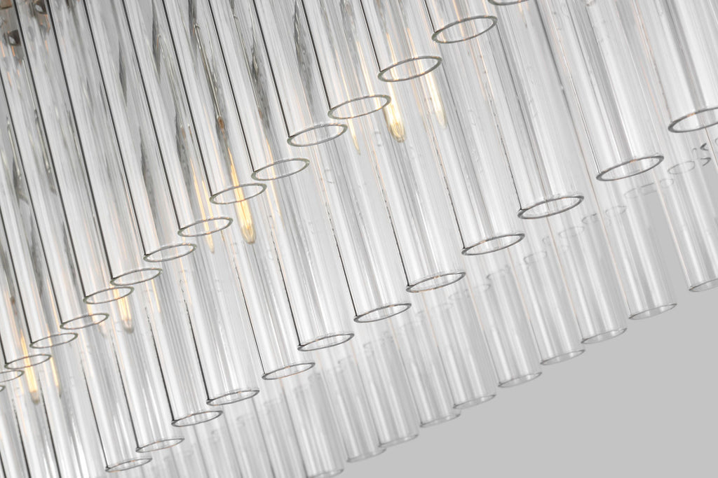 Beckett Linear Chandelier | Polished Nickel