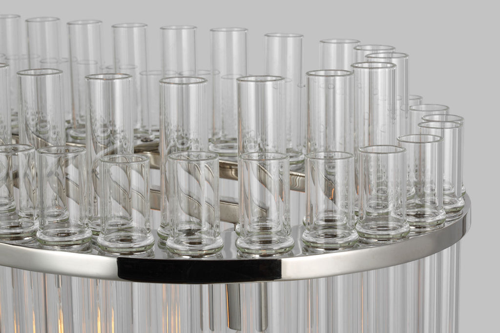 Beckett Linear Chandelier | Polished Nickel