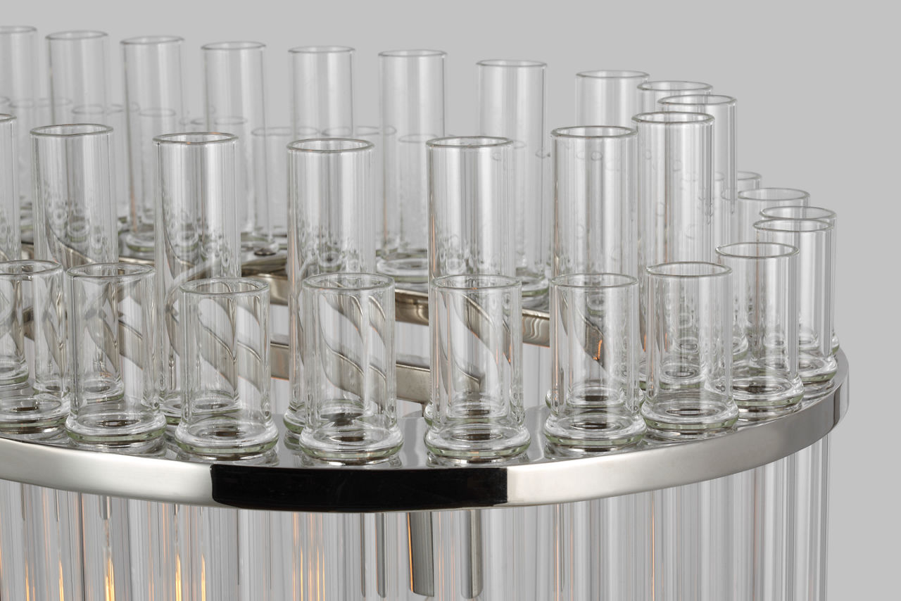 Beckett Linear Chandelier | Polished Nickel