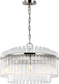 Beckett Medium Chandelier | Polished Nickel
