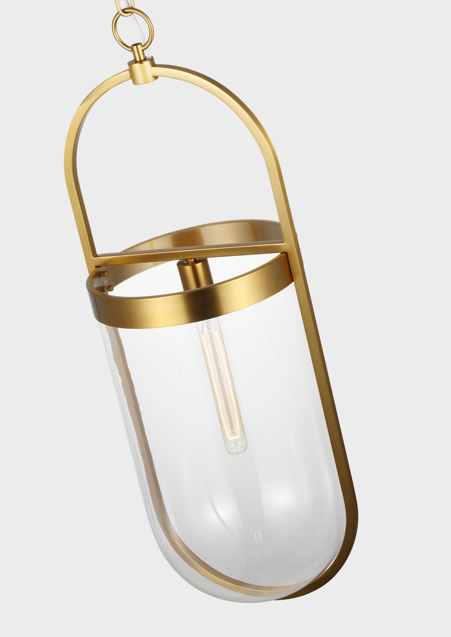 Blaine Large Pendant Burnished Brass