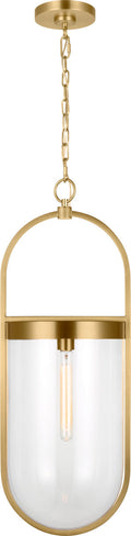 Blaine Large Pendant Burnished Brass