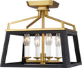 Carlow Flush Mount Midnight Black