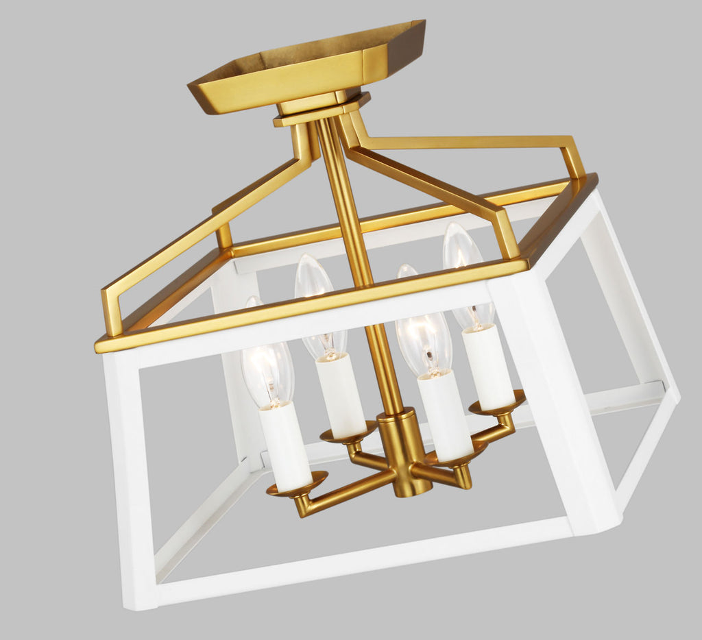 Carlow Flush Mount Matte White