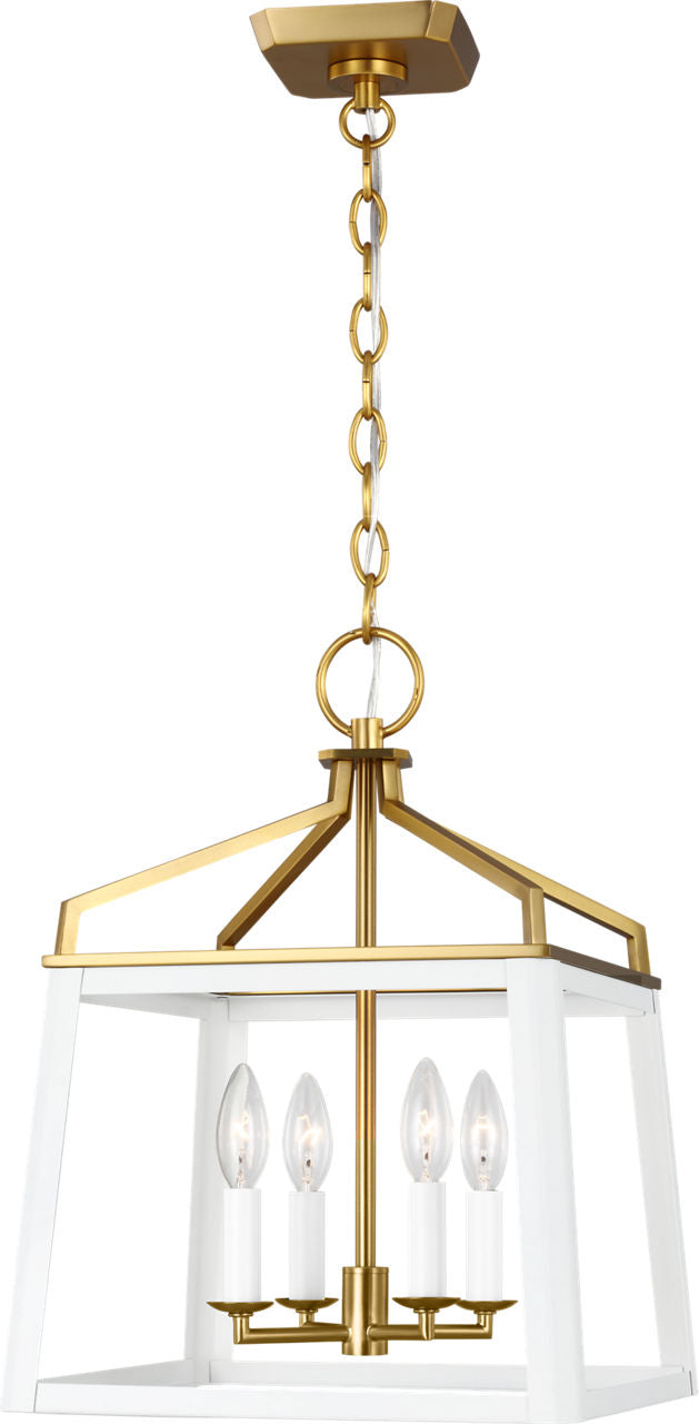 Carlow Medium Lantern Matte White