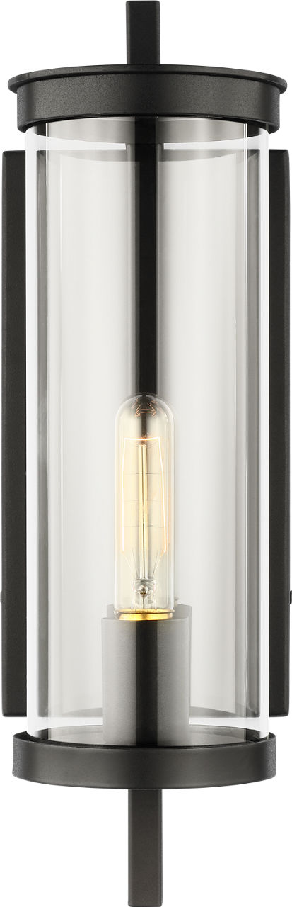 Eastham Small Wall Lantern Textured Black