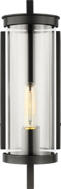 Eastham Small Wall Lantern Textured Black
