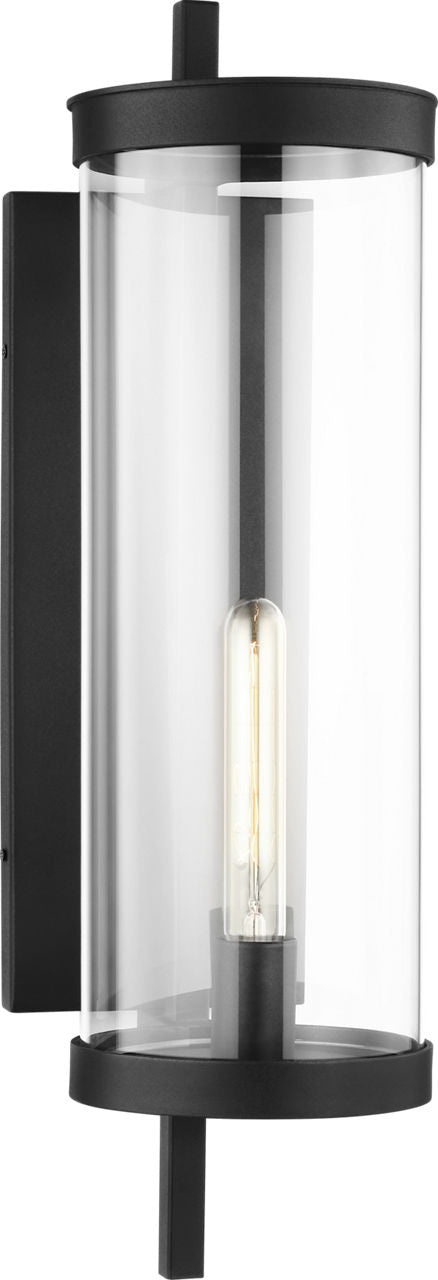 Eastham Large Wall Lantern Textured Black