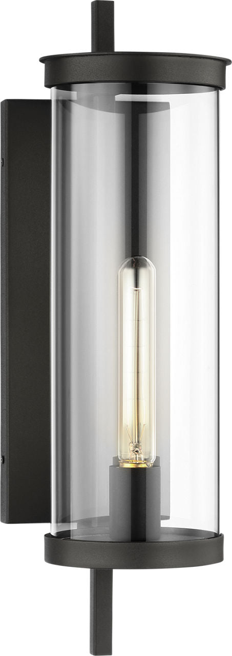 Eastham Medium Wall Lantern Textured Black