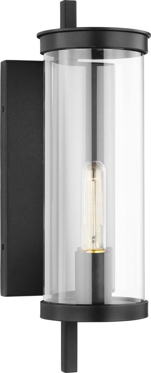 Eastham Small Wall Lantern Textured Black