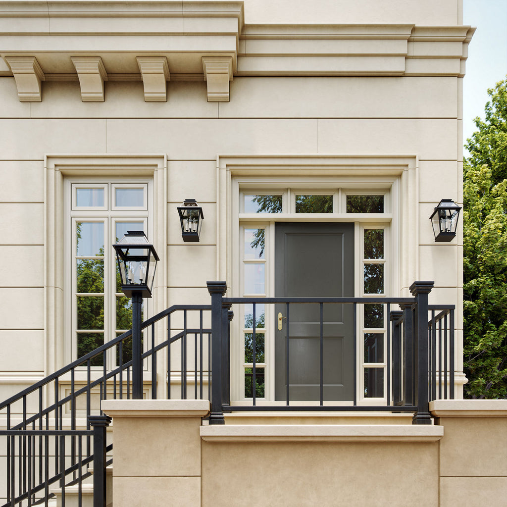 Falmouth Medium Outdoor Wall Lantern | Dark Weathered Zinc