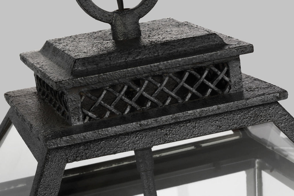 Falmouth Hanging Lantern | Dark Weathered Zinc