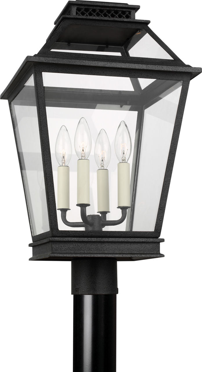 Falmouth Post Lantern | Dark Weathered Zinc