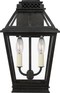 Falmouth Small Outdoor Wall Lantern | Dark Weathered Zinc