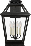 Falmouth Large Outdoor Wall Lantern | Dark Weathered Zinc