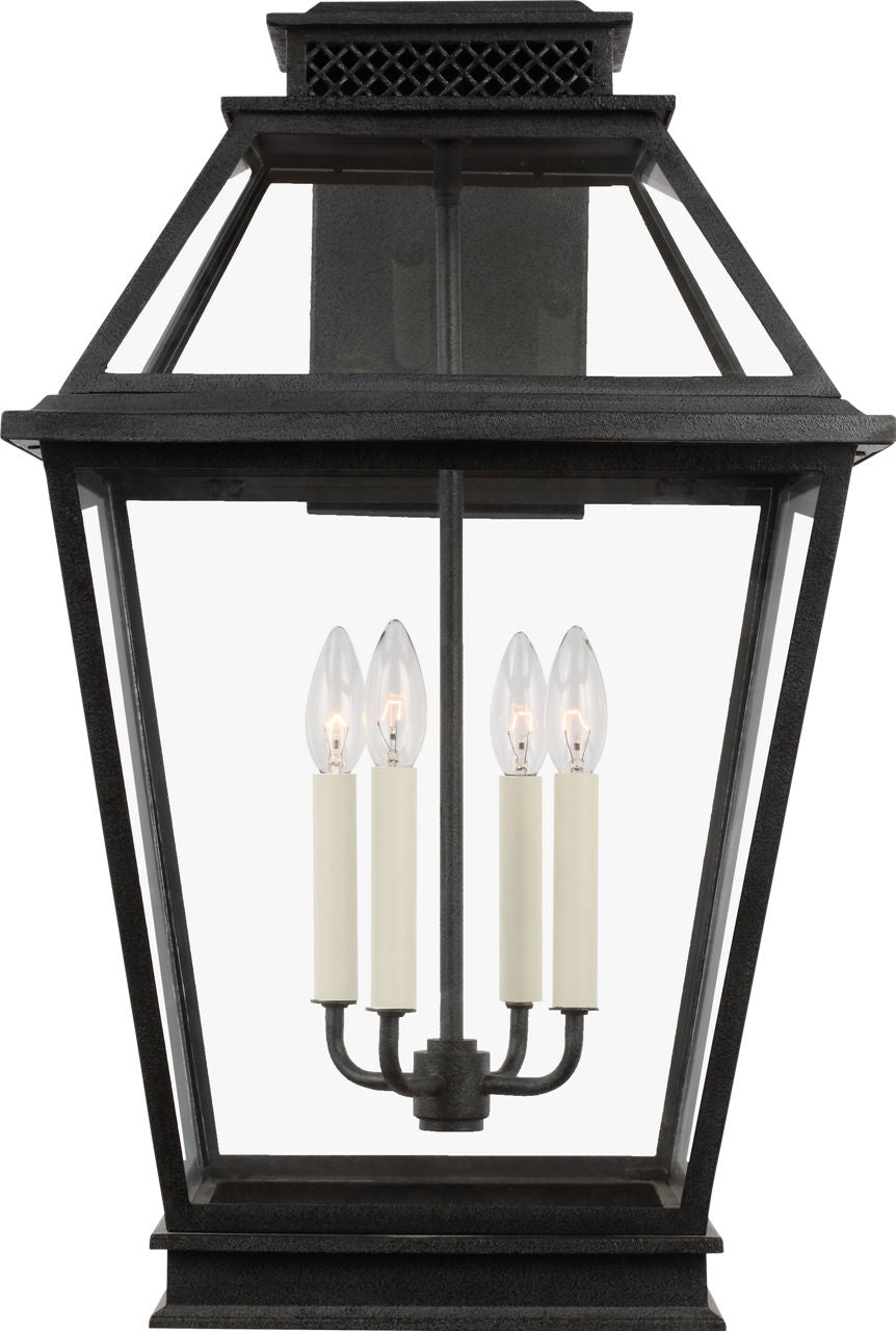 Falmouth Extra Large Outdoor Wall Lantern | Dark Weathered Zinc