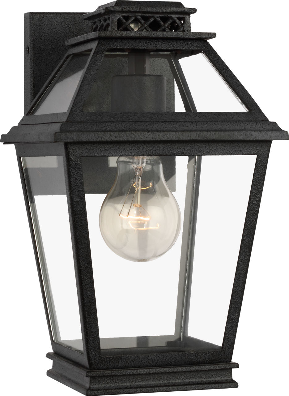 Falmouth Extra Small Outdoor Wall Lantern | Dark Weathered Zinc