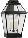 Falmouth Extra Large Outdoor Wall Lantern | Dark Weathered Zinc