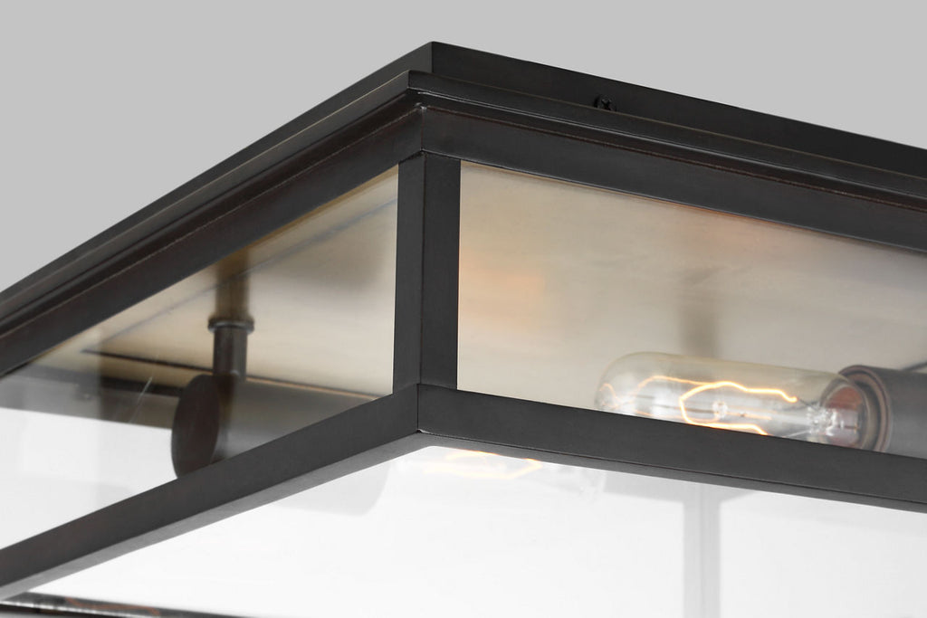 Freeport Large Outdoor Flush Mount | Heritage Copper