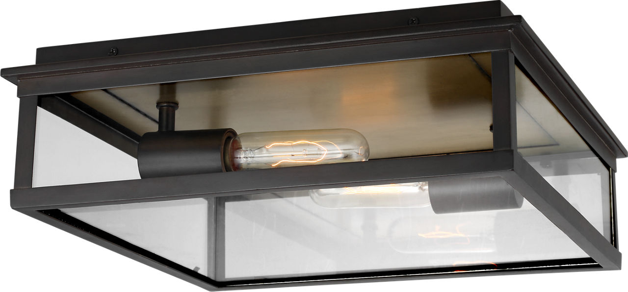 Freeport Large Outdoor Flush Mount | Heritage Copper