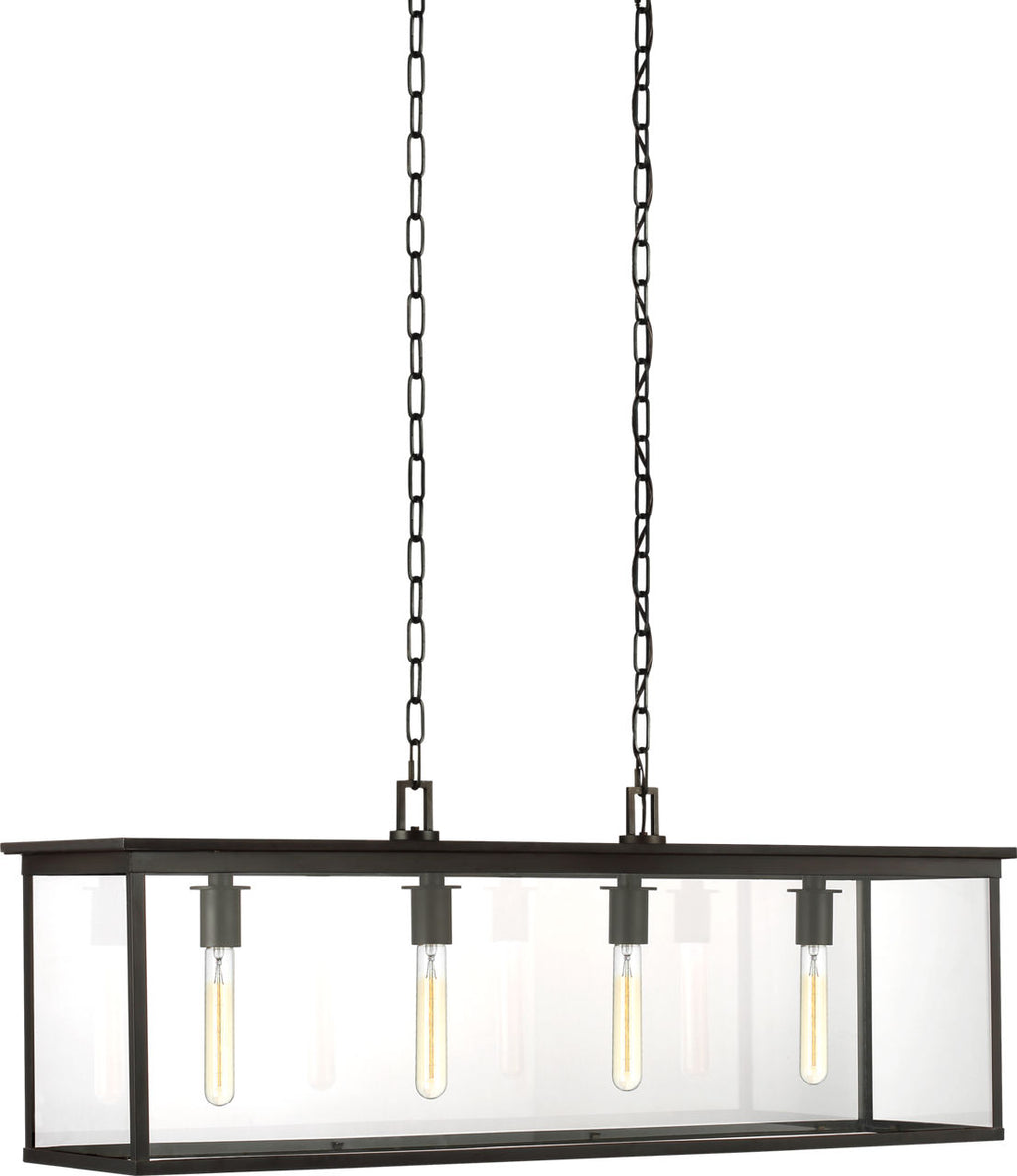 Freeport Linear Outdoor Chandelier | Heritage Copper