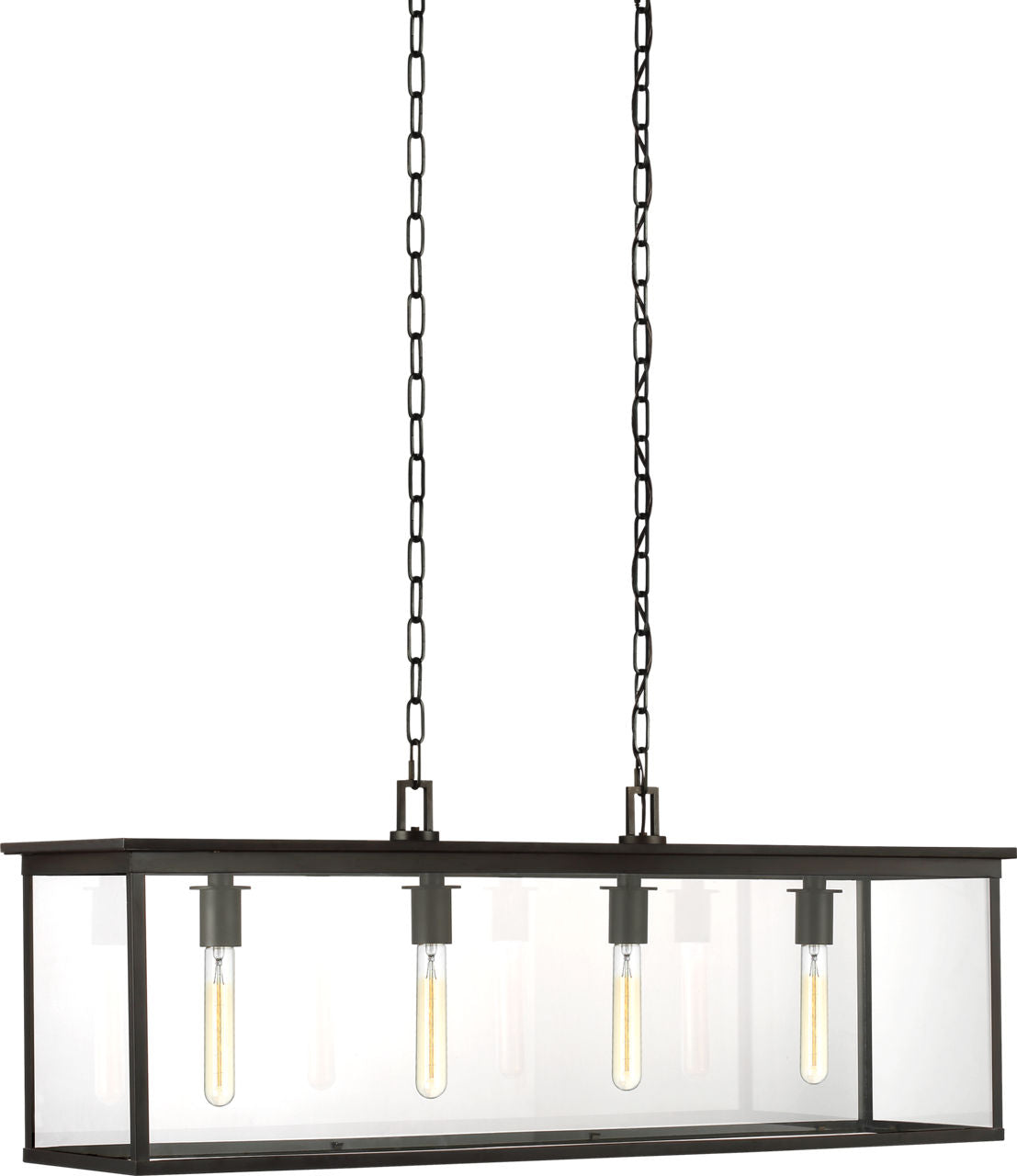 Freeport Linear Outdoor Chandelier | Heritage Copper