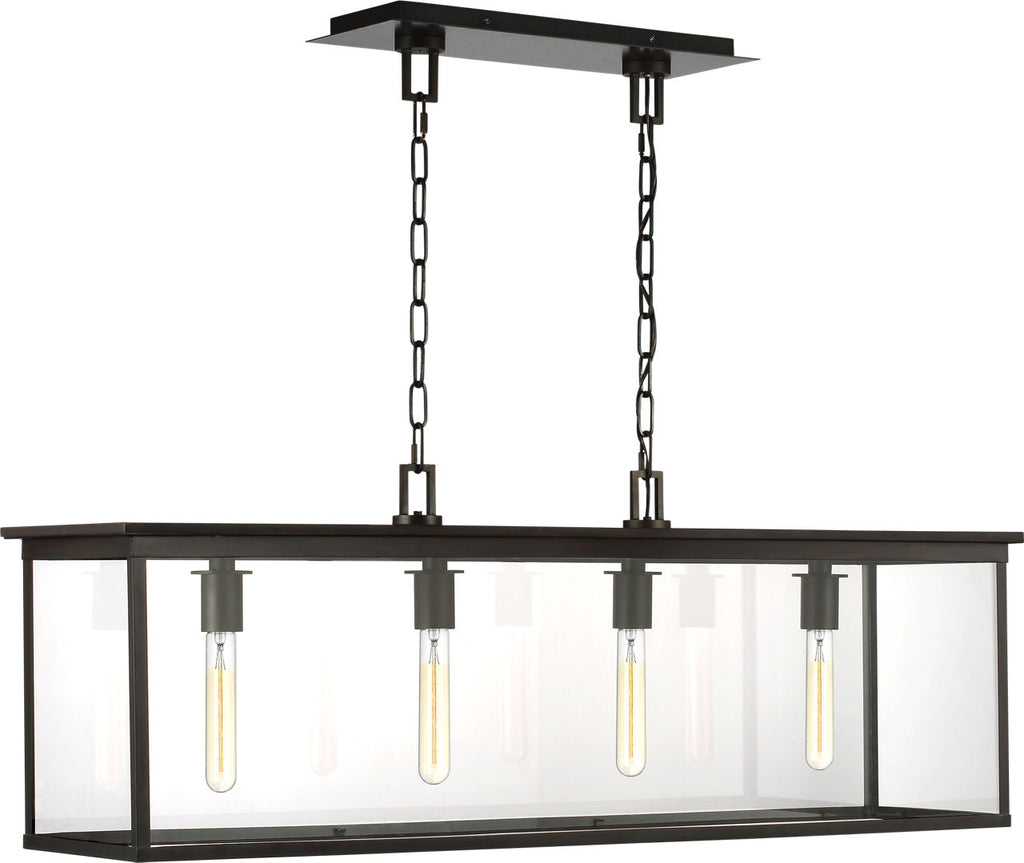 Freeport Linear Outdoor Chandelier | Heritage Copper