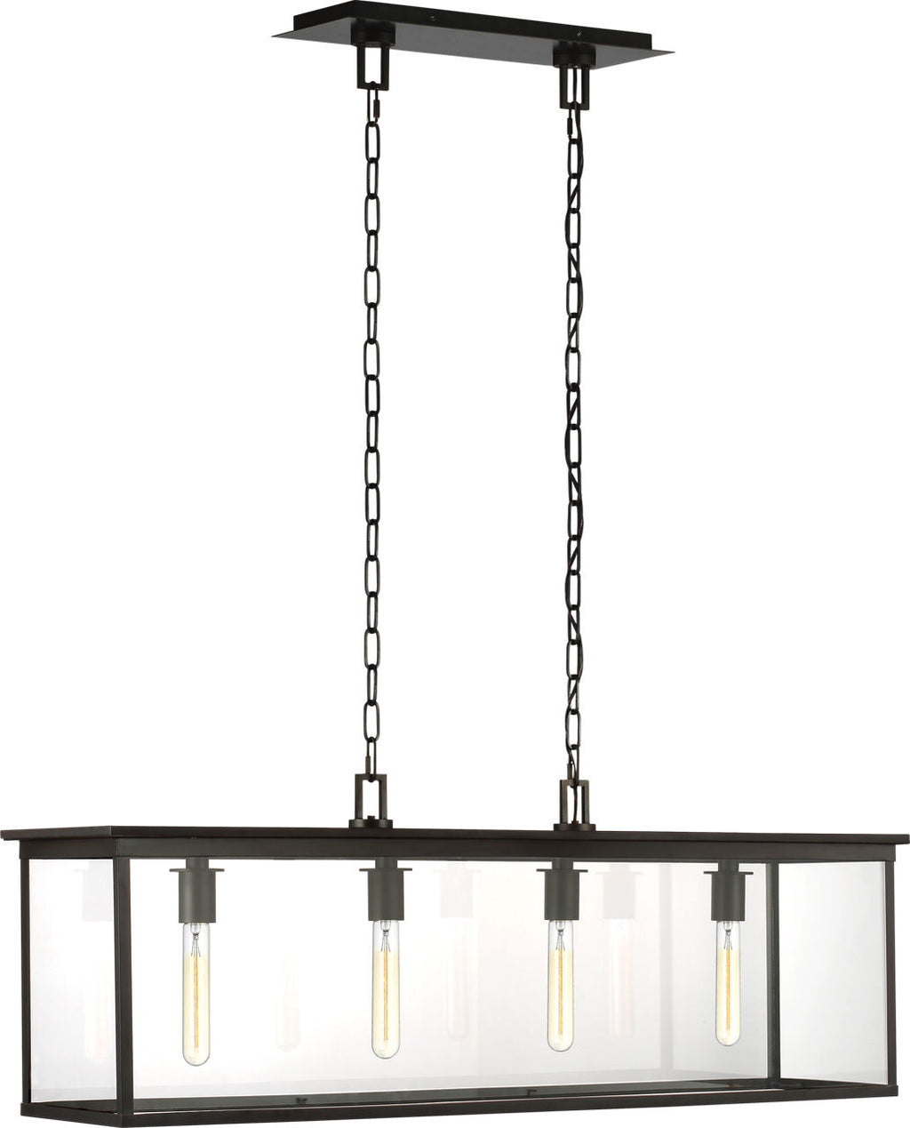Freeport Linear Outdoor Chandelier | Heritage Copper