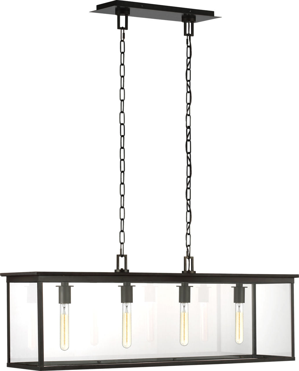 Freeport Linear Outdoor Chandelier | Heritage Copper