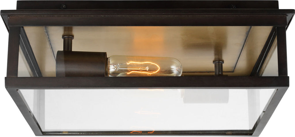 Freeport Large Outdoor Flush Mount | Heritage Copper