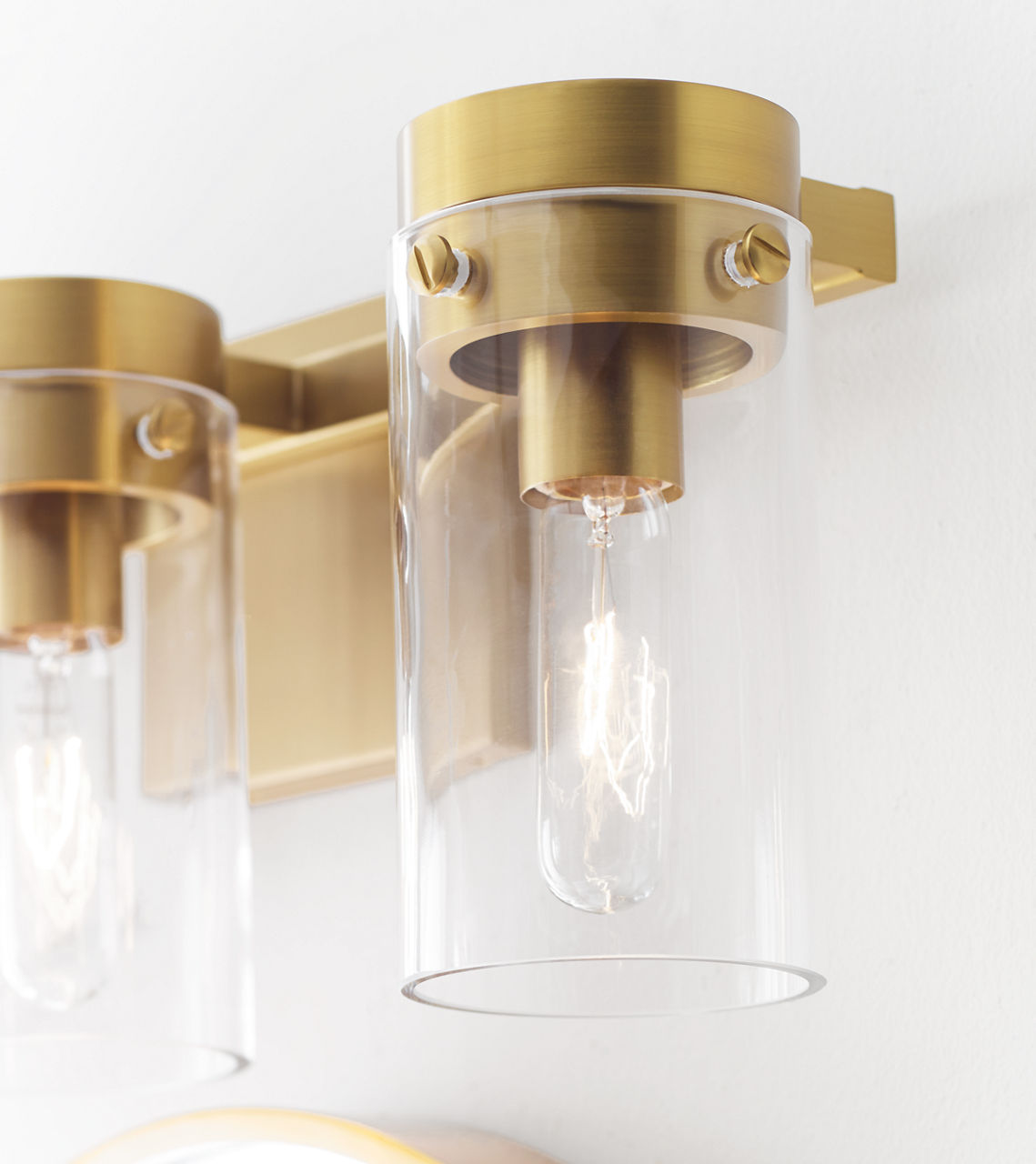 Garrett 3 - Light Vanity | Burnished Brass