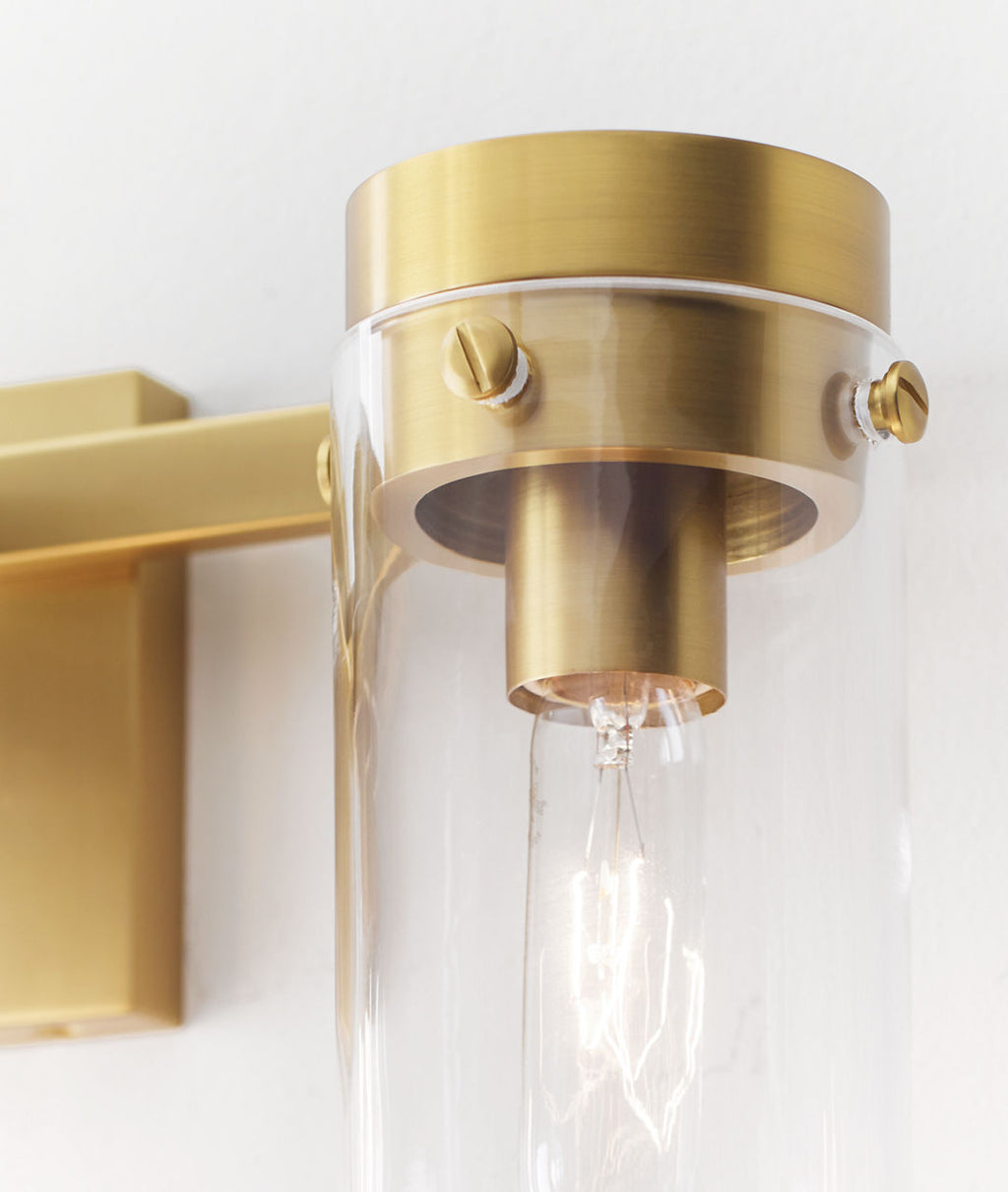 Garrett 3 - Light Vanity | Burnished Brass