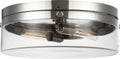 Garrett Large Flush Mount | Polished Nickel